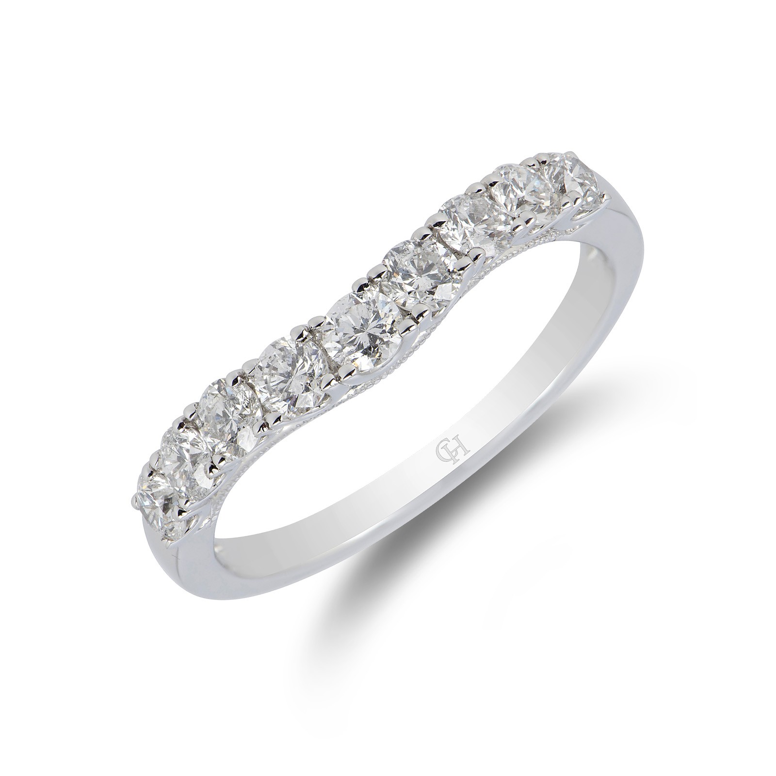 9ct White Gold 0.75ct Diamond Eternity Ring