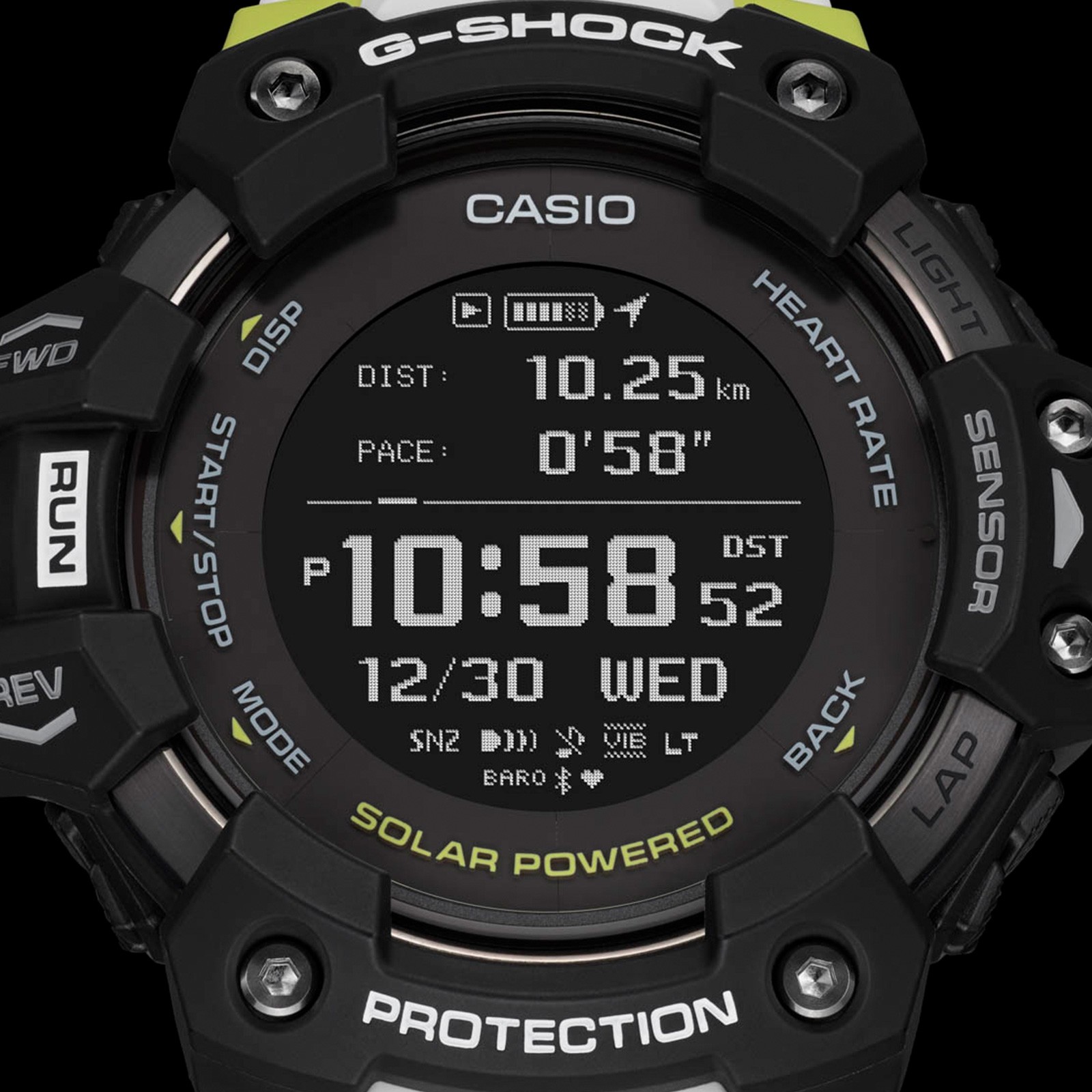 Casio GShock Heart Rate Monitor Mens Watch GBDH10001A7ER