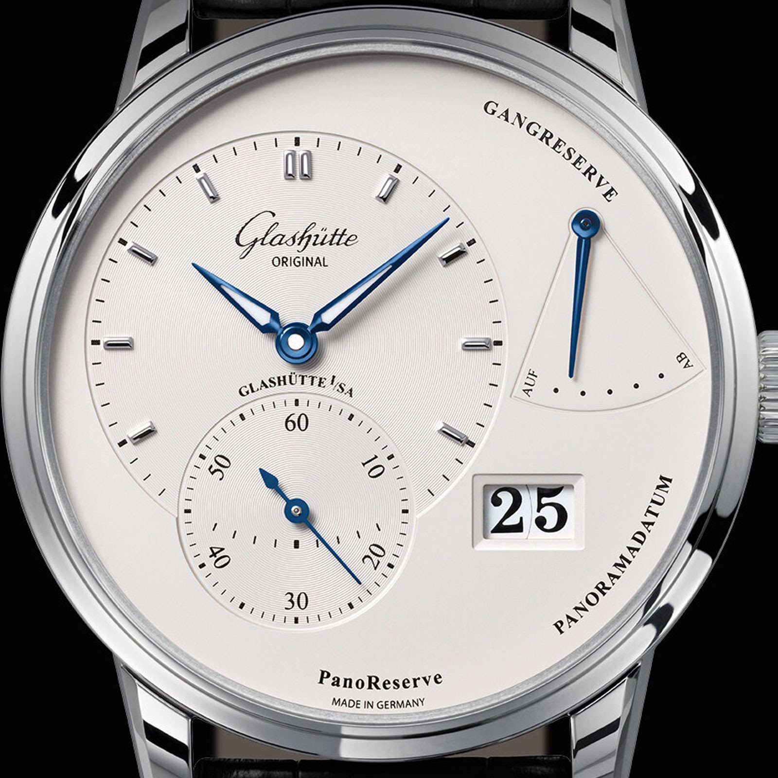 Glashütte Original PanoMatic Reserve 40mm Mens Watch 16501221204