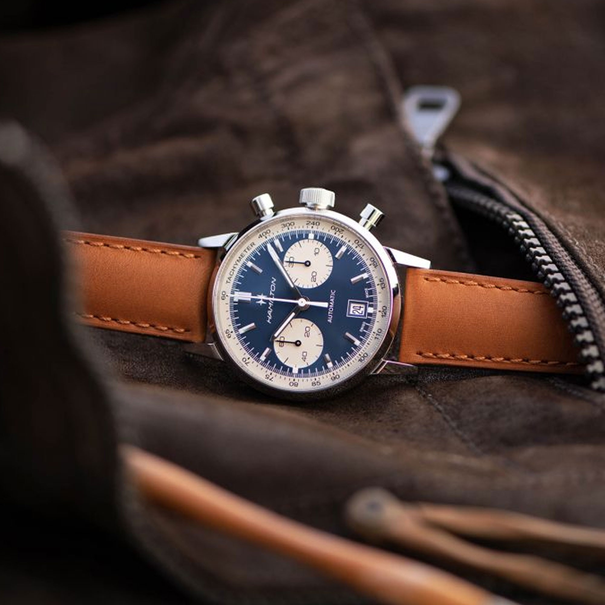 Hamilton Intra-matic Auto Chrono Mens Watch H38416541