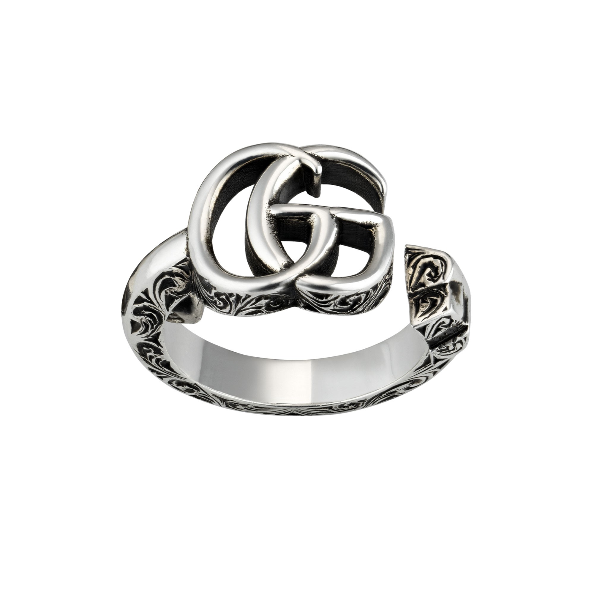 gg ring silver