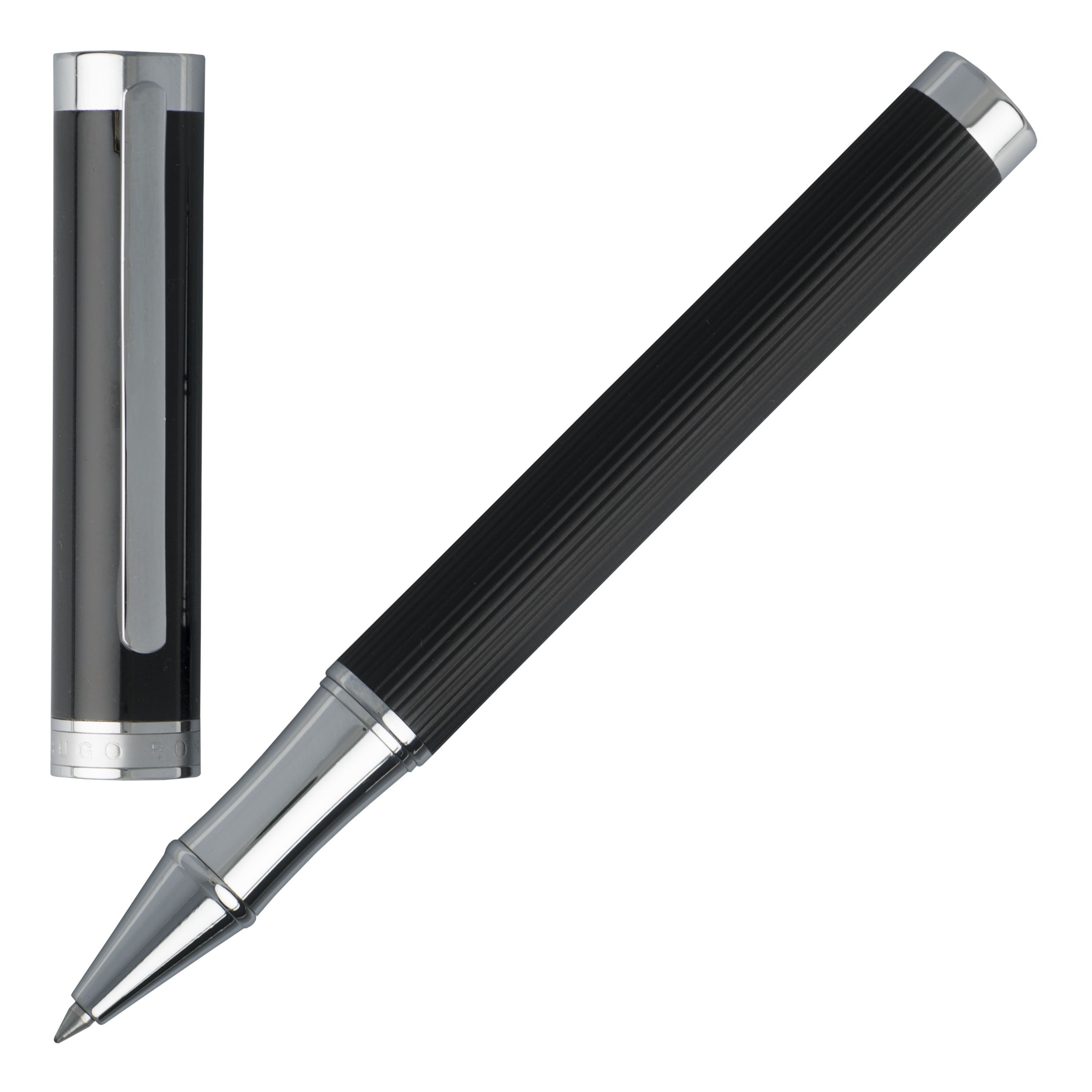 Hugo Boss Mens Column Stripes Rollerball Pen