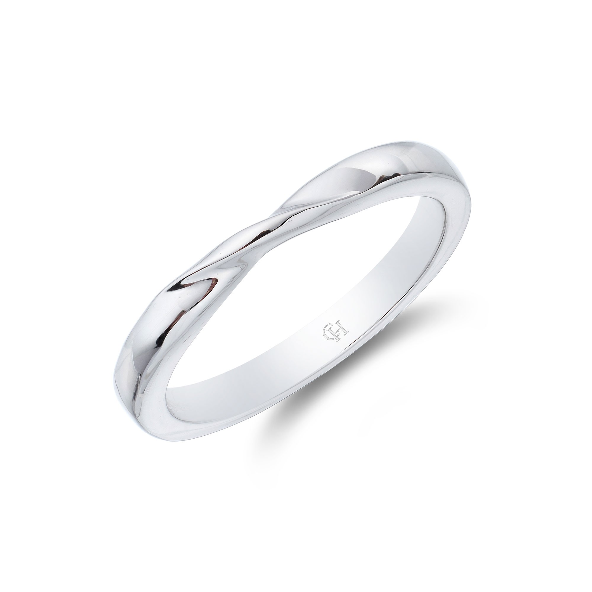 Platinum twist wedding ring estel furniture