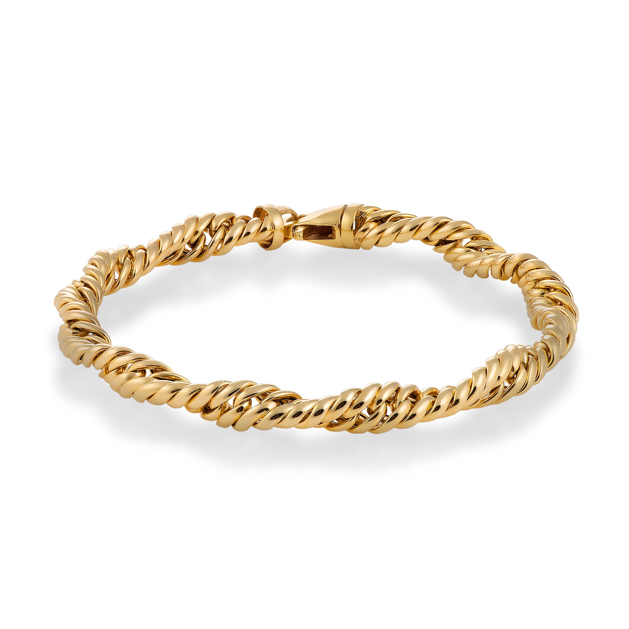 9ct gold link bracelet Outlet