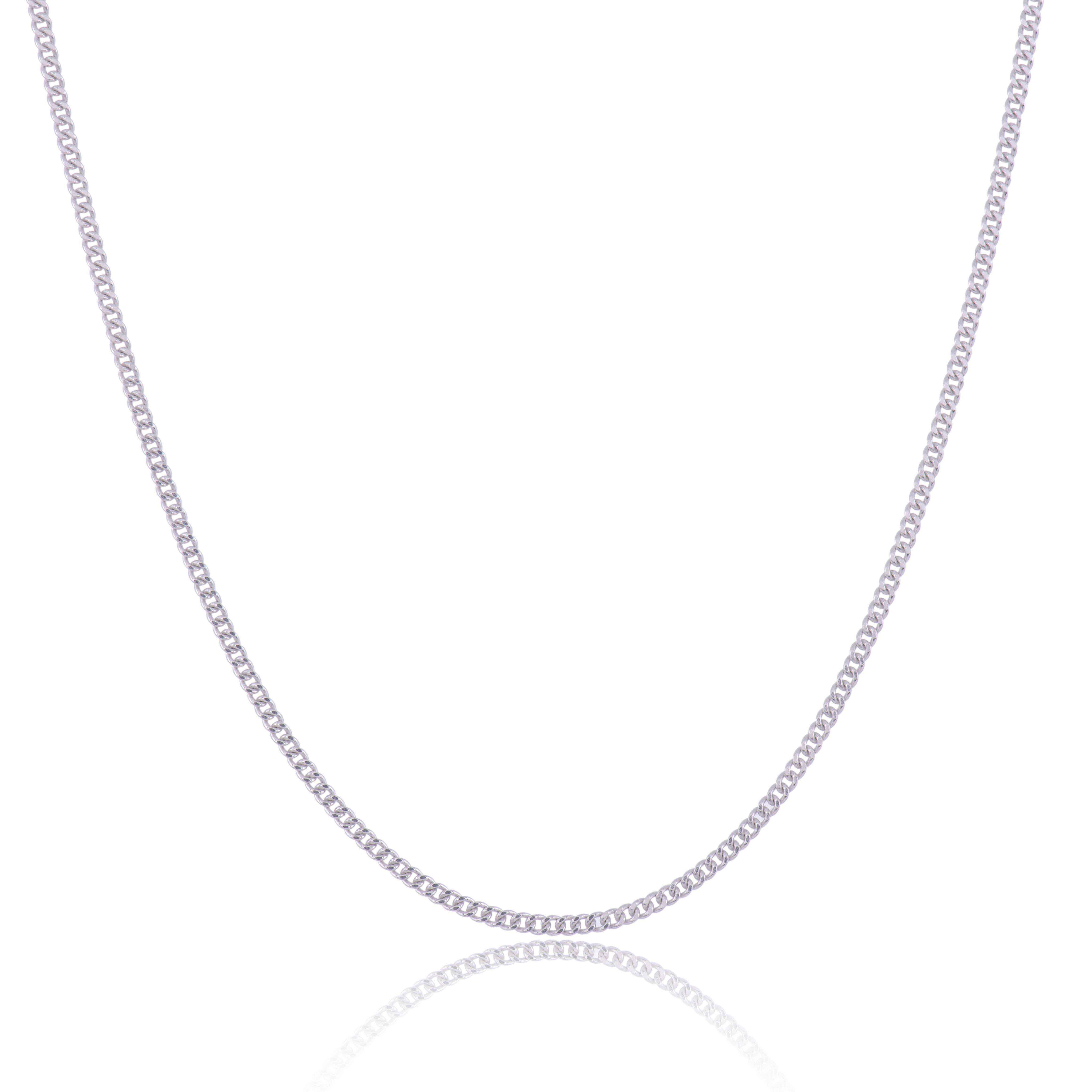 9ct White Gold Chain