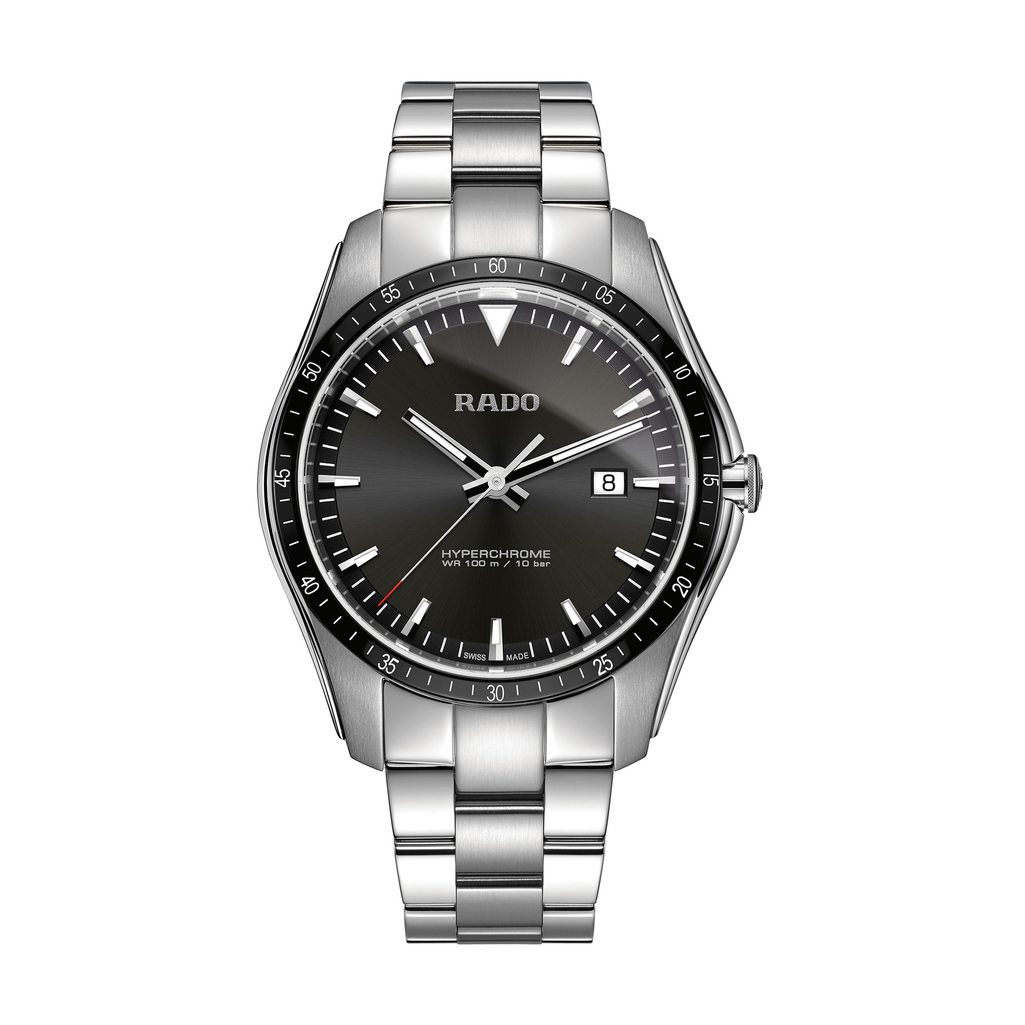 Rado Hyperchrome 45mm Mens Watch R32502153 Rado men's r20784159 integral black dial platinum ceramic watch. rado hyperchrome 45mm mens watch r32502153
