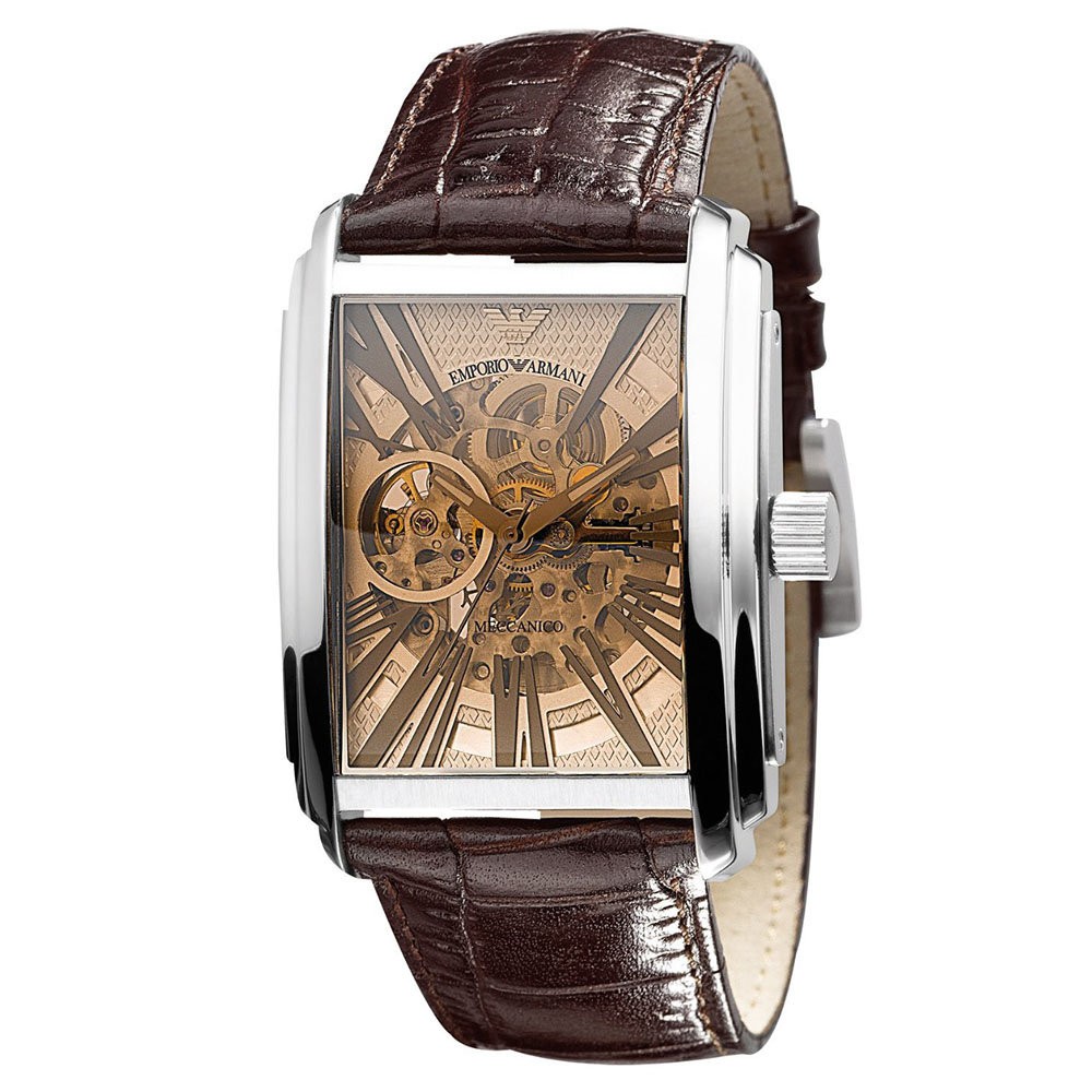 armani rectangular mens watch