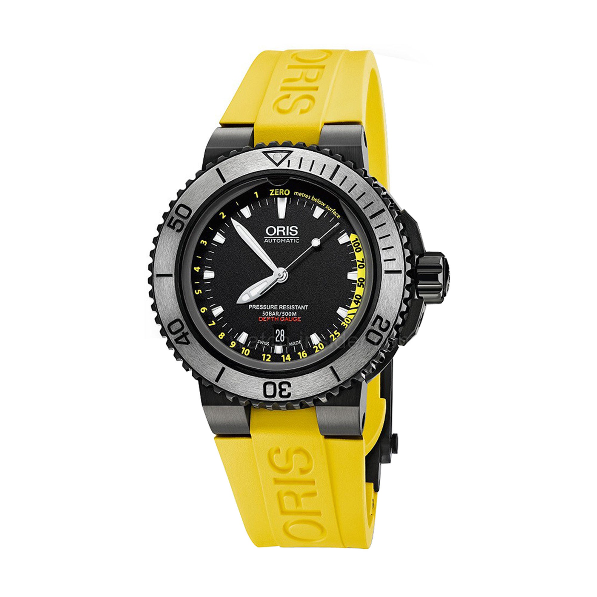 oris depth gauge yellow