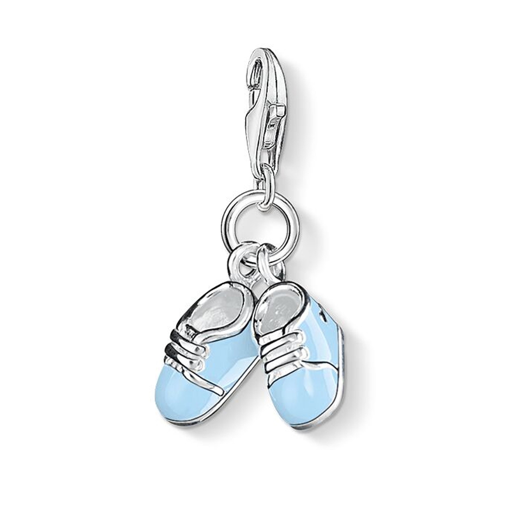 Thomas Sabo Pale Blue Baby Shoes Charm 08220071