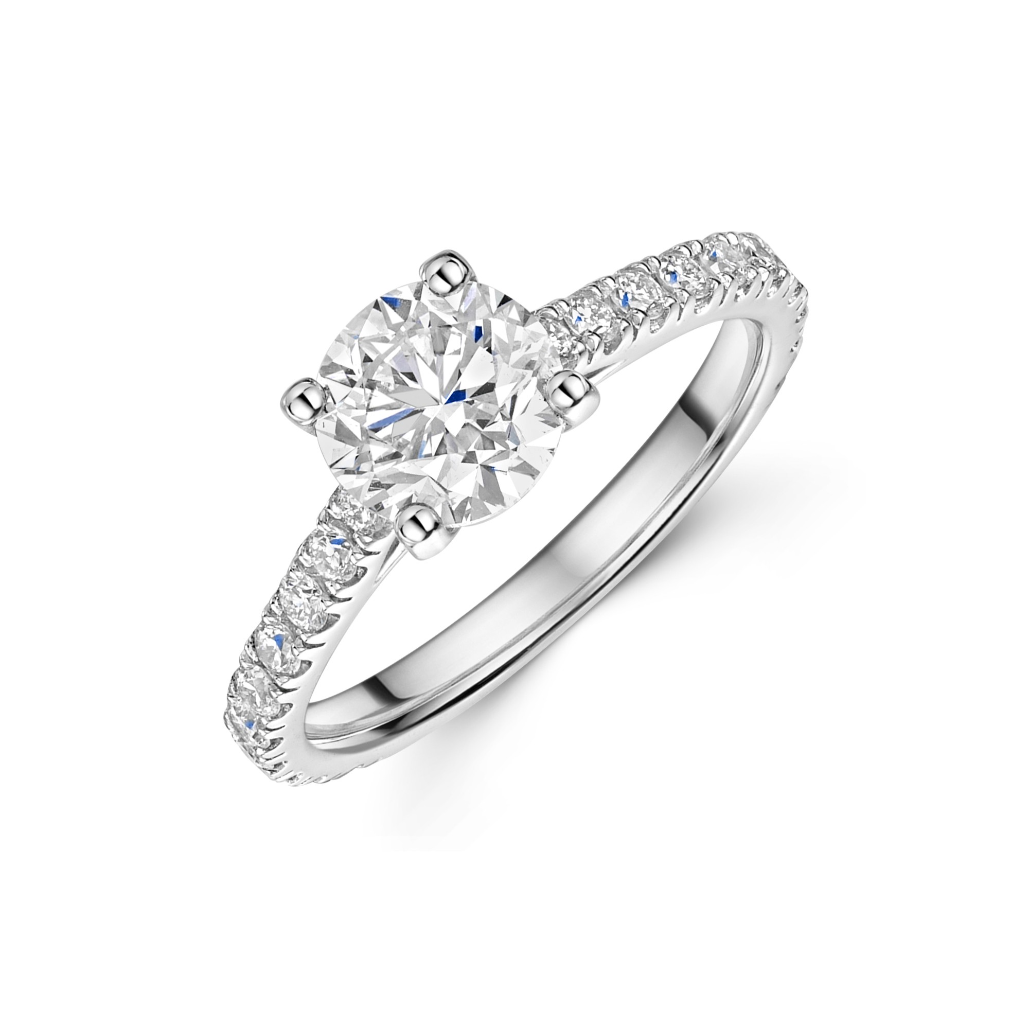 1.50 ct Round Cut Solitaire Genuine Swiss Blue Topaz Pair of Lev 並行輸入品