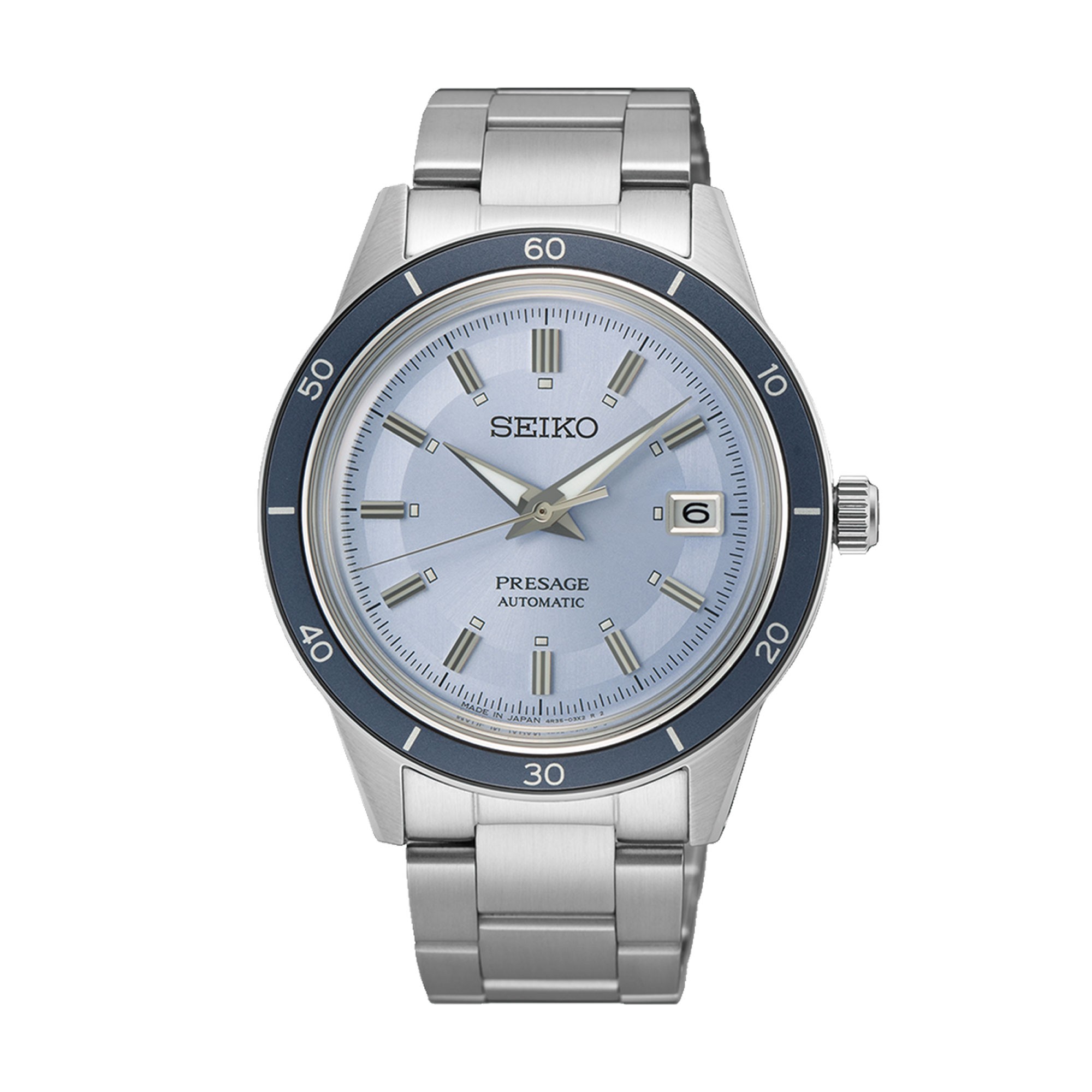 Seiko Presage Style 60s European Exclusive Retro Blue Mens