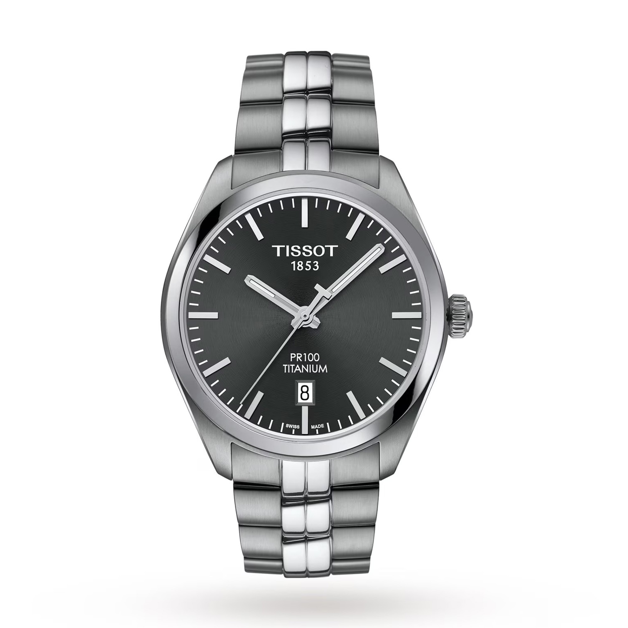 Tissot PR 100 Titanium Quartz Mens Watch