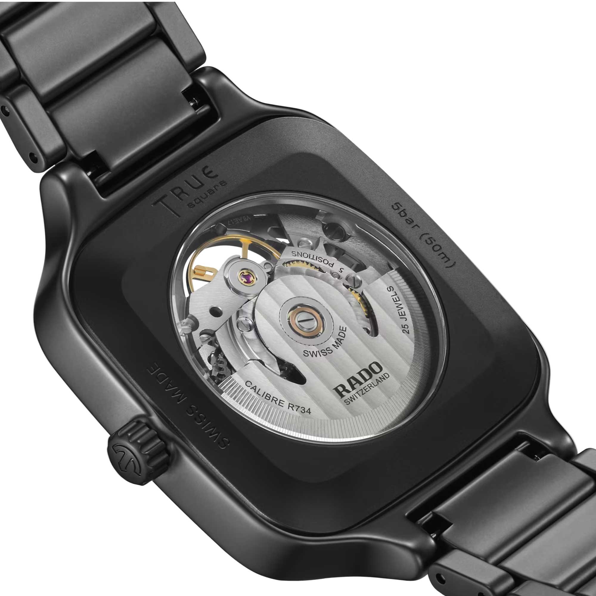 Rado True Square Automatic Skeleton 38mm Watch R27197152
