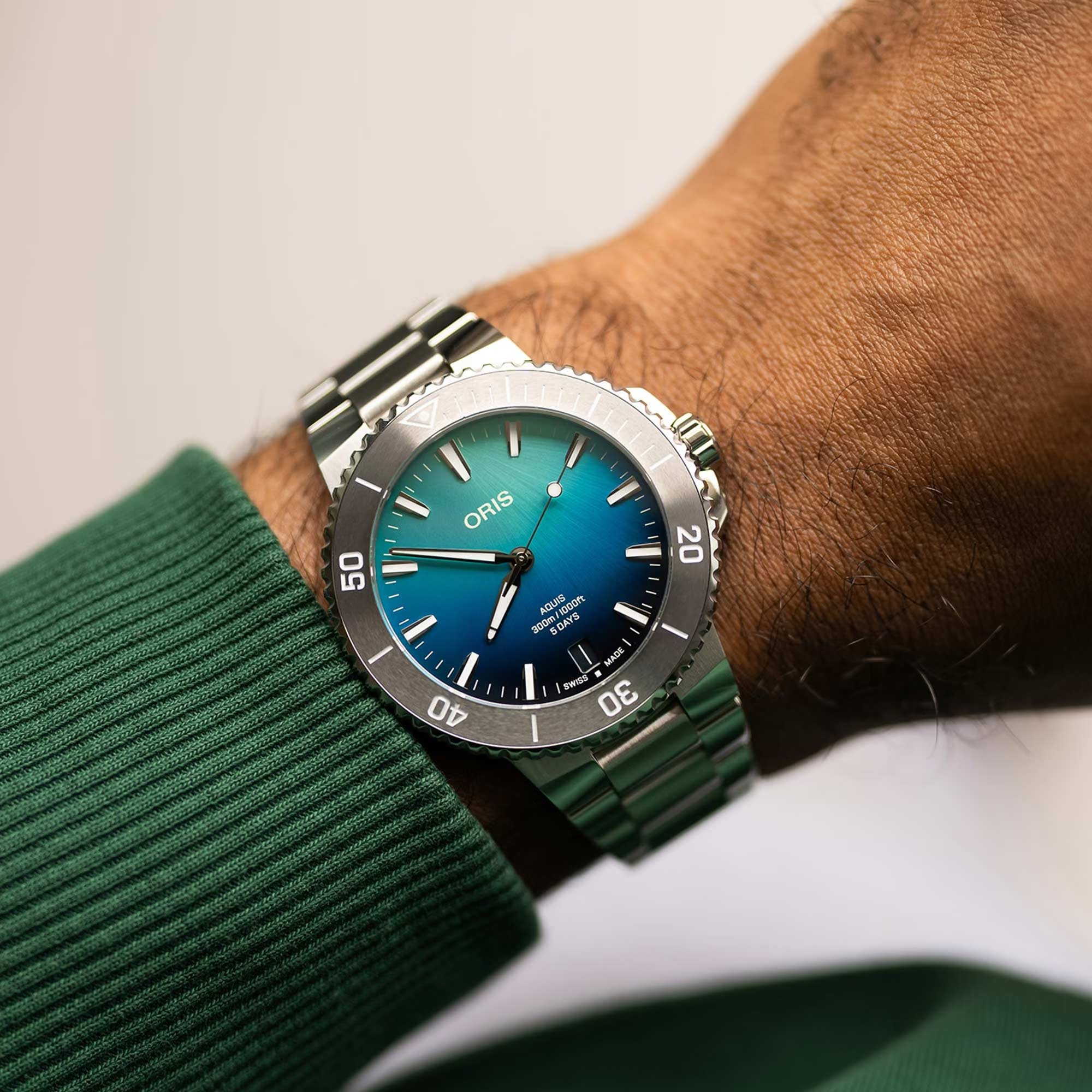 Aquis Gmt Oris Reef Limited Edition 01 798 7754 4185-Set RS