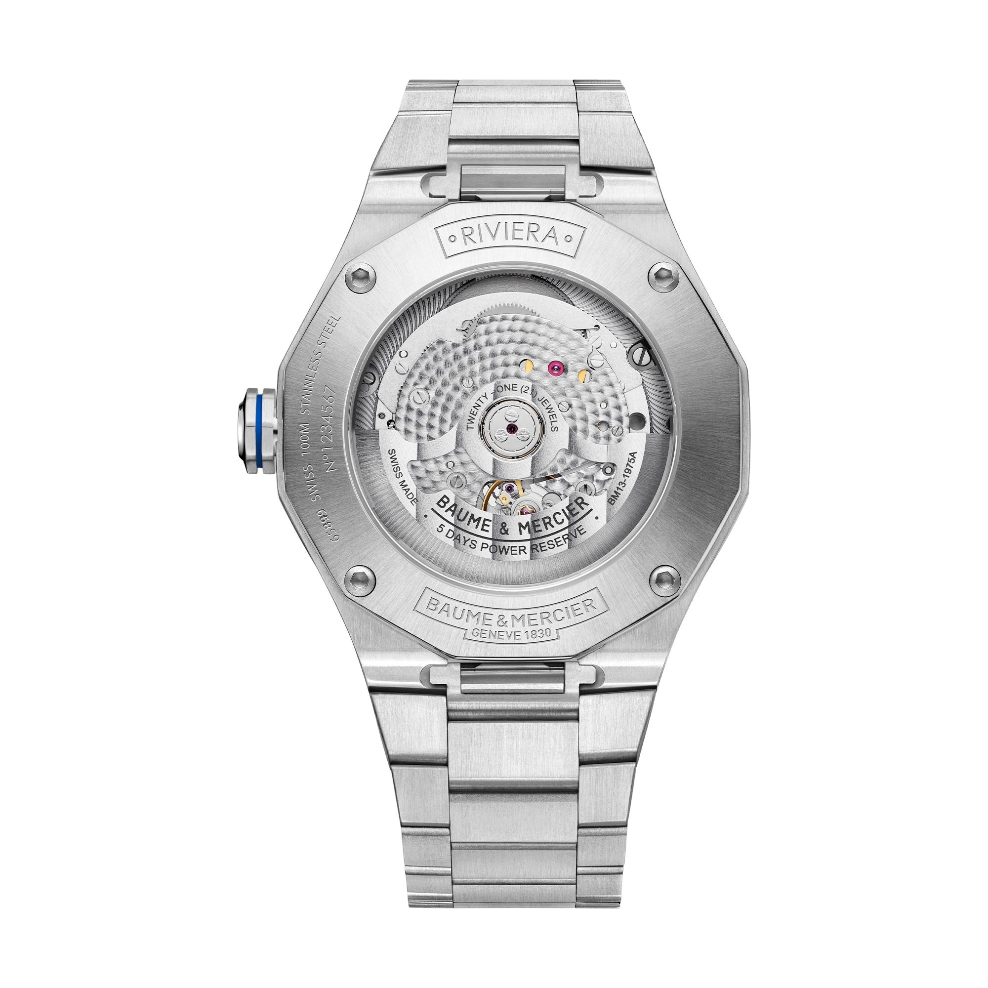 Baume & Mercier Riviera Round L St St At B