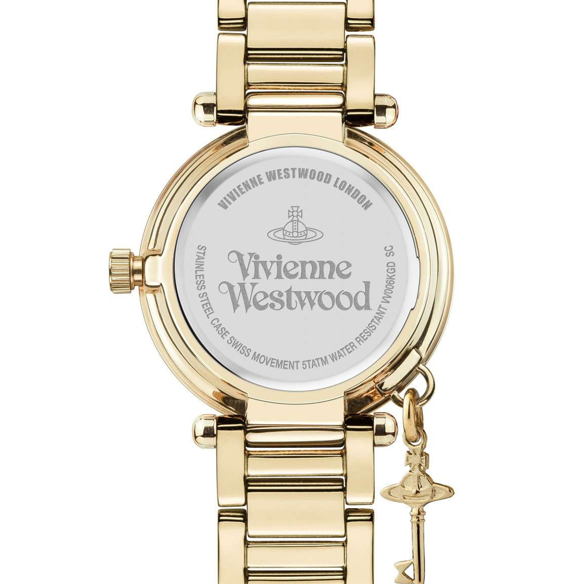 Vivienne Westwood Kensington II Gold Dial Ladies Watch VV006KGD