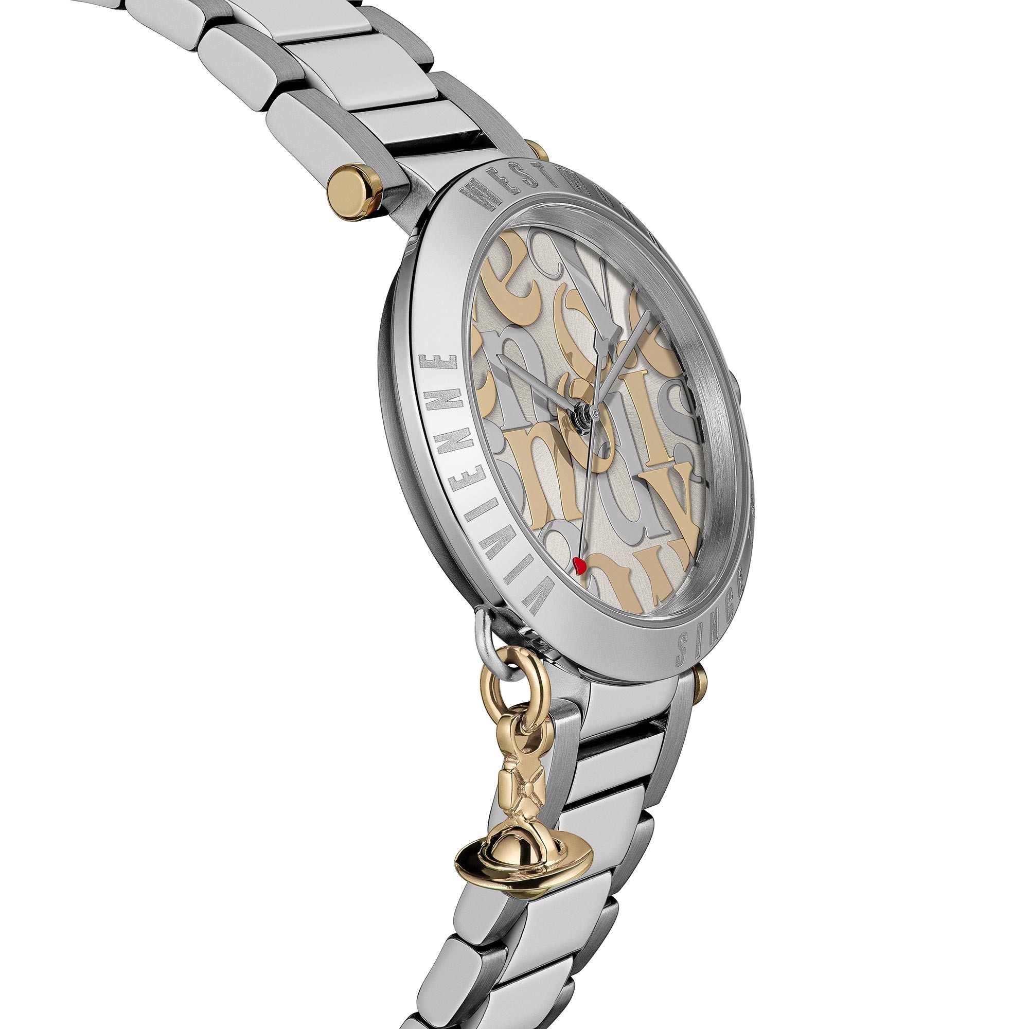 Vivienne Westwood Orb Logomania ウォッチ VV315LWGGD/腕時計 Vivienne Westwood Champagne Orb Logomania Watch (VV315LWGGD