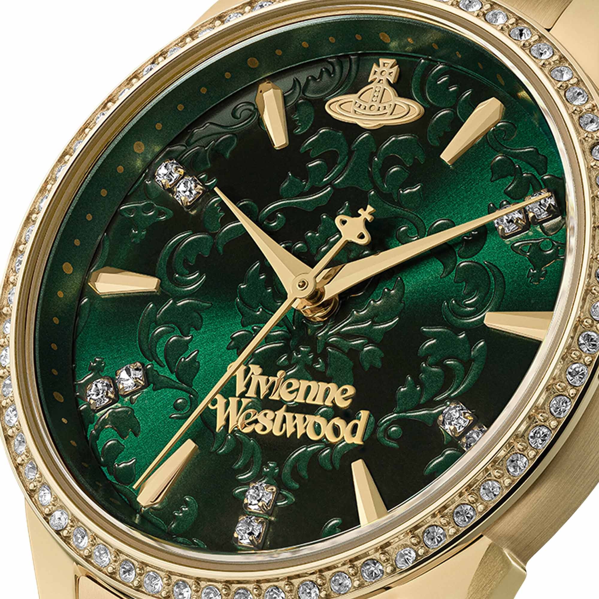 ★Vivienne Westwood★ Little Wallace VV327LCPGD Vivienne Westwood Wallace Ivory Dial Gold Plated Watch
