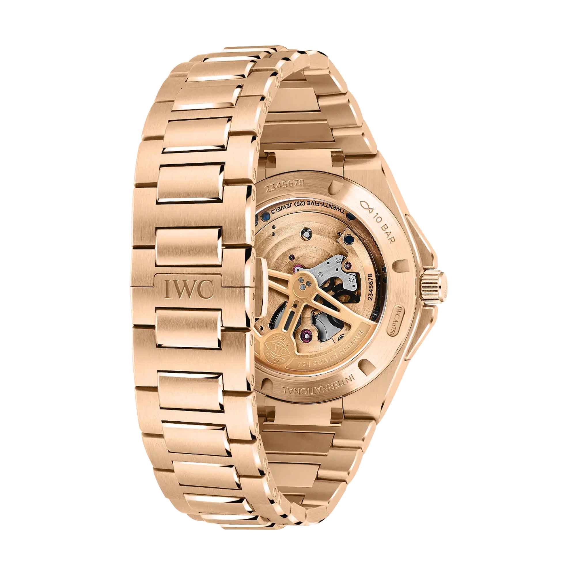 Caseback of IWC Ingenieur Tourbillon 41 IW345901