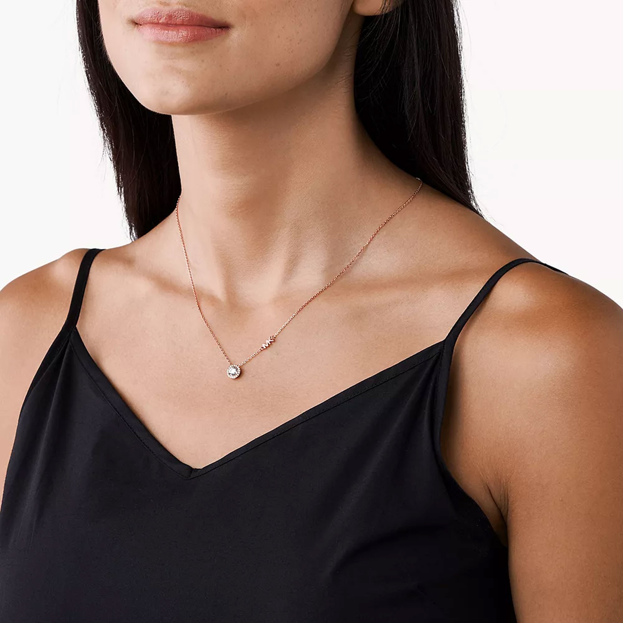 MICHAEL KORS ネックレス MKC1208AN791 PAVE HALO NECKLACE Amazon | [マイケルコース] MICHAEL KORS PAVE HALO NECKLACE