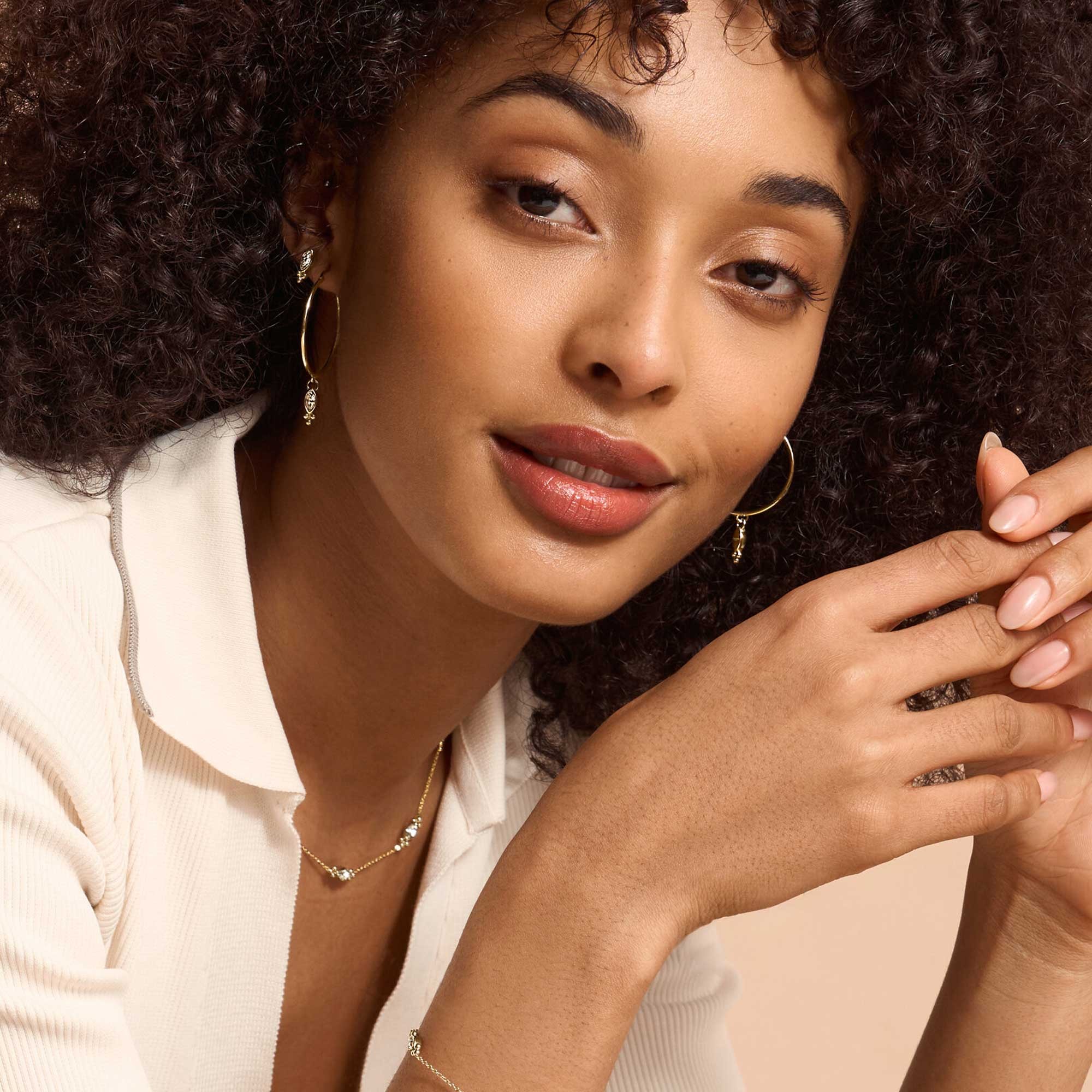 Olivia Burton Classic Dainty Gold Plated Necklace 24100277 - Main Image