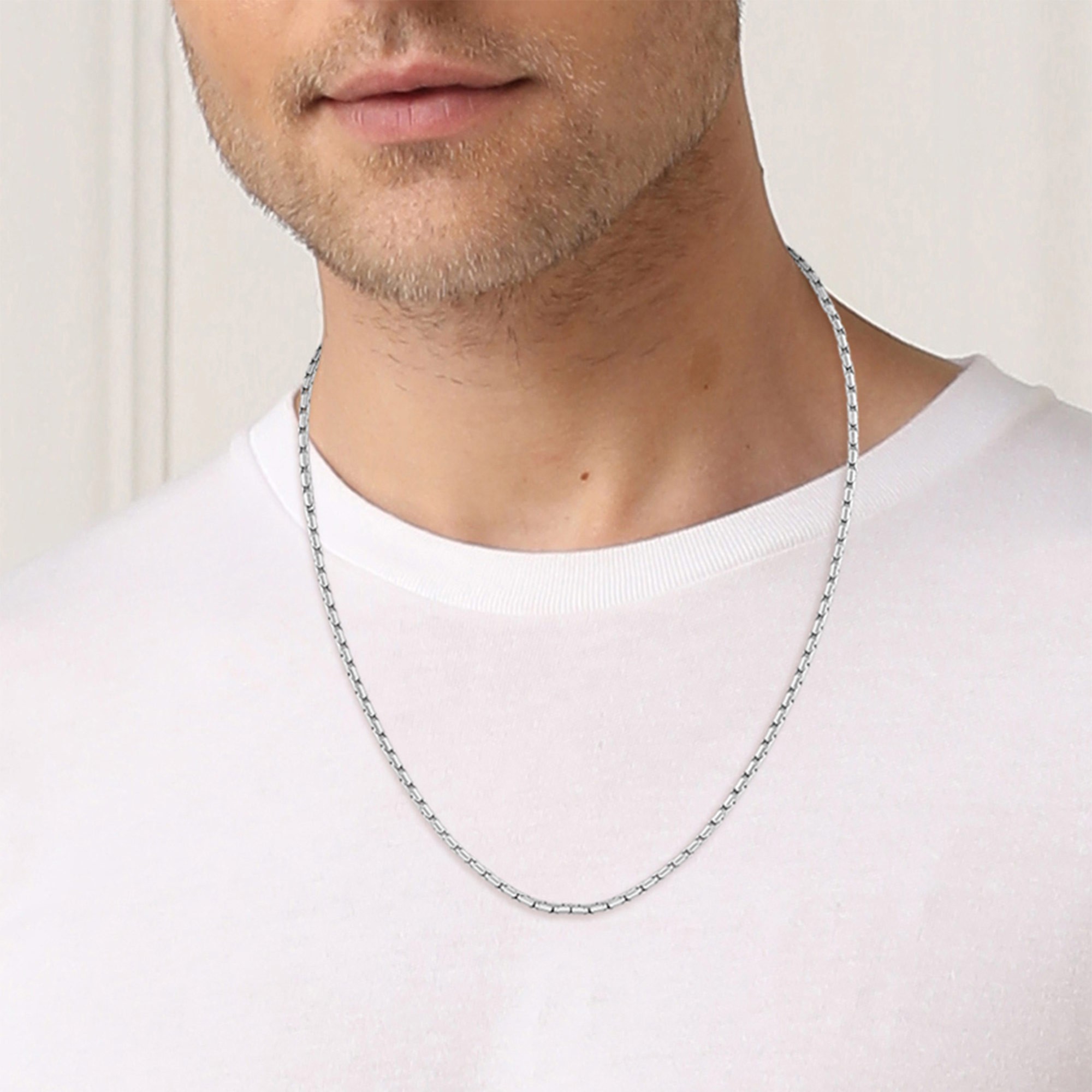 【BLACKPURPLE】4B BIC BOSS CHAIN NECKLACE BLACKPURPLE (ブラックパープル) 4B BIC BOSS CHAIN NECKLACE