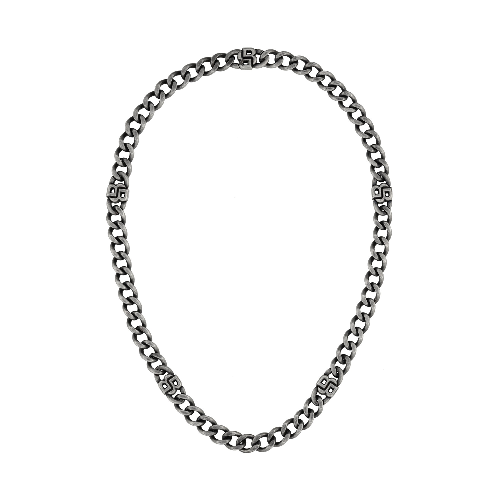●BLACKPURPLE● Vincenzo B Side Chain Necklace / unisex 빈센조 b 사이드 체인 목걸이.jpg