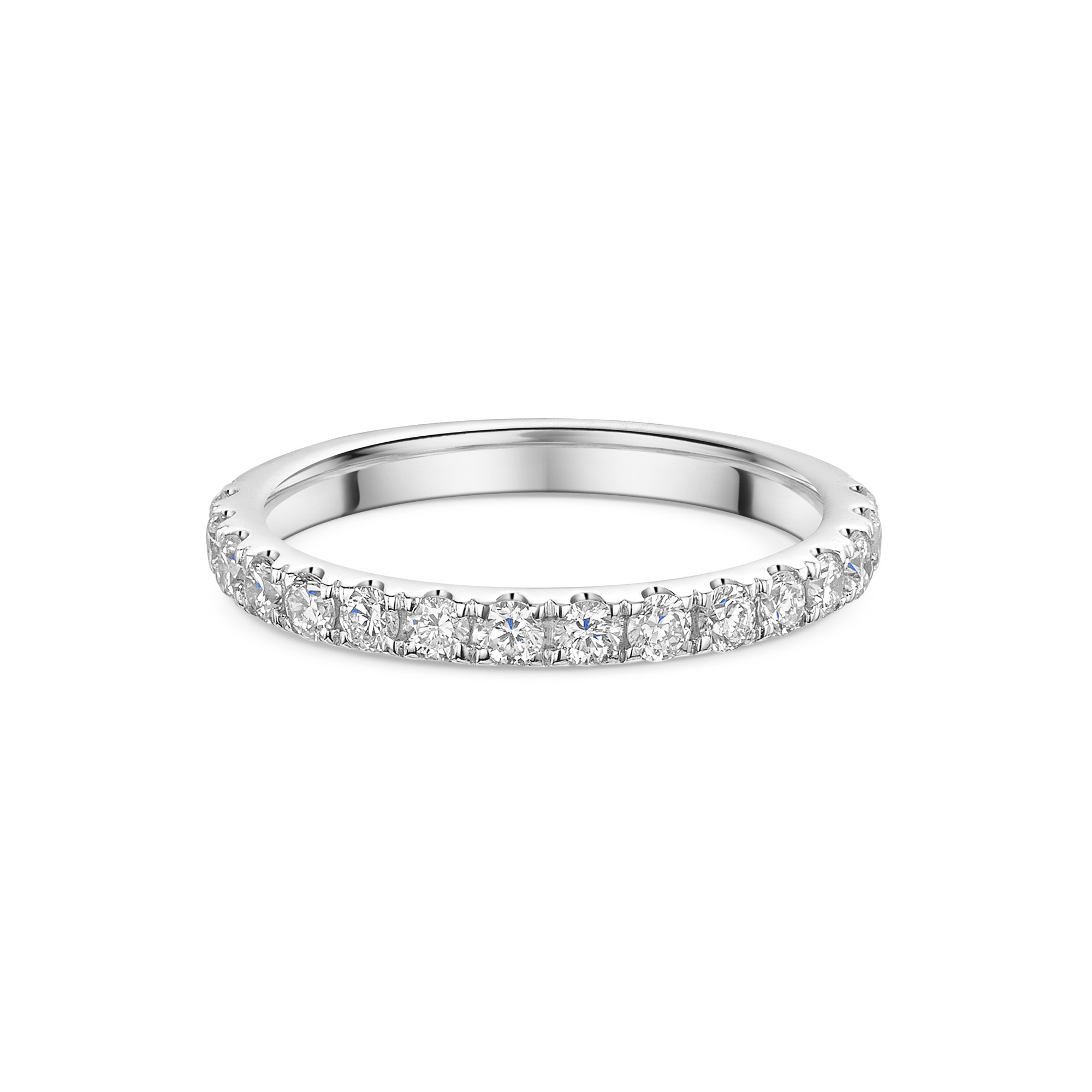 GIA 0.40ct E VS1 Round Brilliant Diamond Four Claw Platinum Ring main image 0
