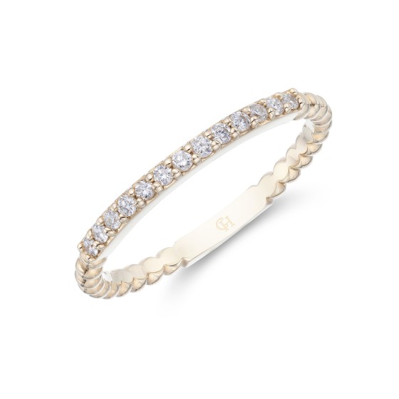 9ct Yellow Gold 0.36ct Diamond Eternity Ring 