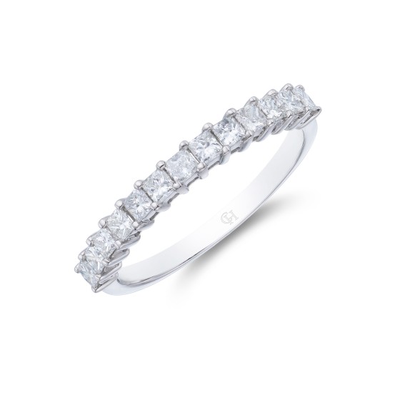 9ct White Gold 0.50ct Diamond Eternity Ring 