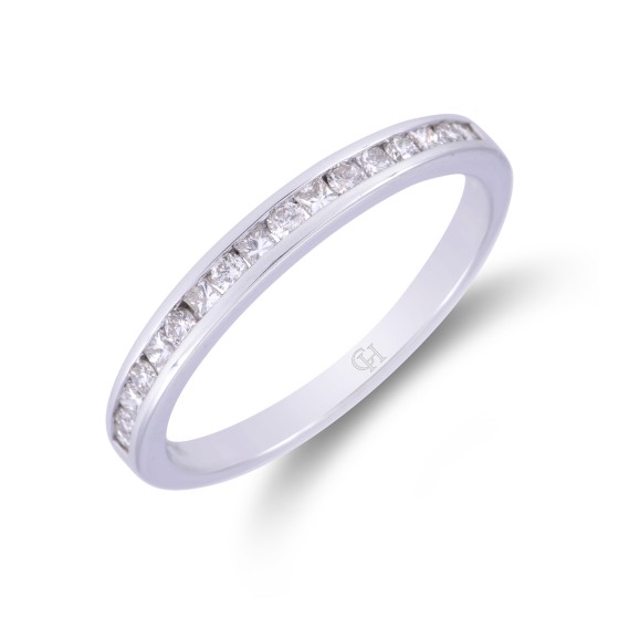 9ct White Gold 0.25ct Diamond Eternity Ring