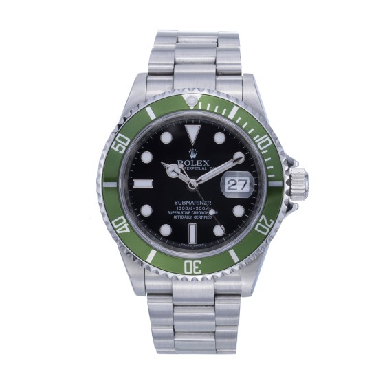 Pre-Owned Rolex 'Kermit' Submariner 16610LV