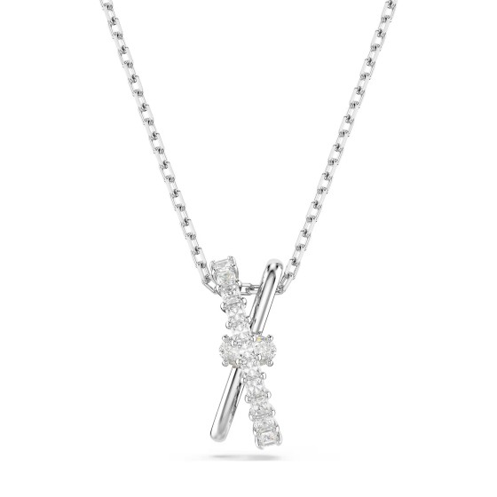 Swarovski Hyperbola Rhodium Plated Twist Pendant 5689723