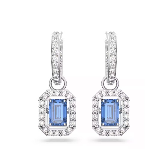 Swarovski Una Rhodium Plated Ladies Drop Earrings 5619500
