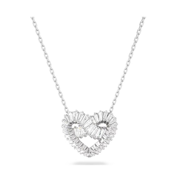 Swarovski Matrix Mixed Cut Heart Necklet