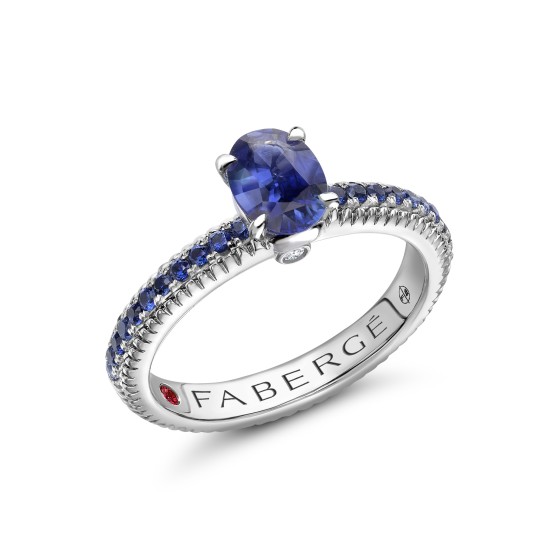 Faberg&eacute; Colours of Love Blue Sapphire Ring 831RG1646/28