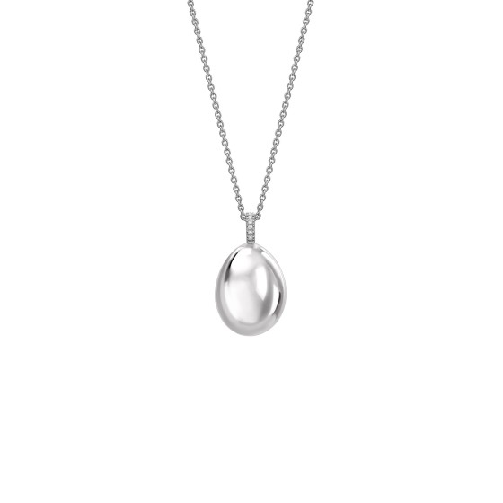 Fabergé Essence White Gold Egg Pendant 409FP926