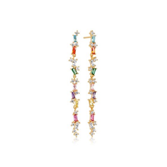 Sif Jakobs Antella Lungo Drop Earrings SJ-E0322-XCZ(YG)