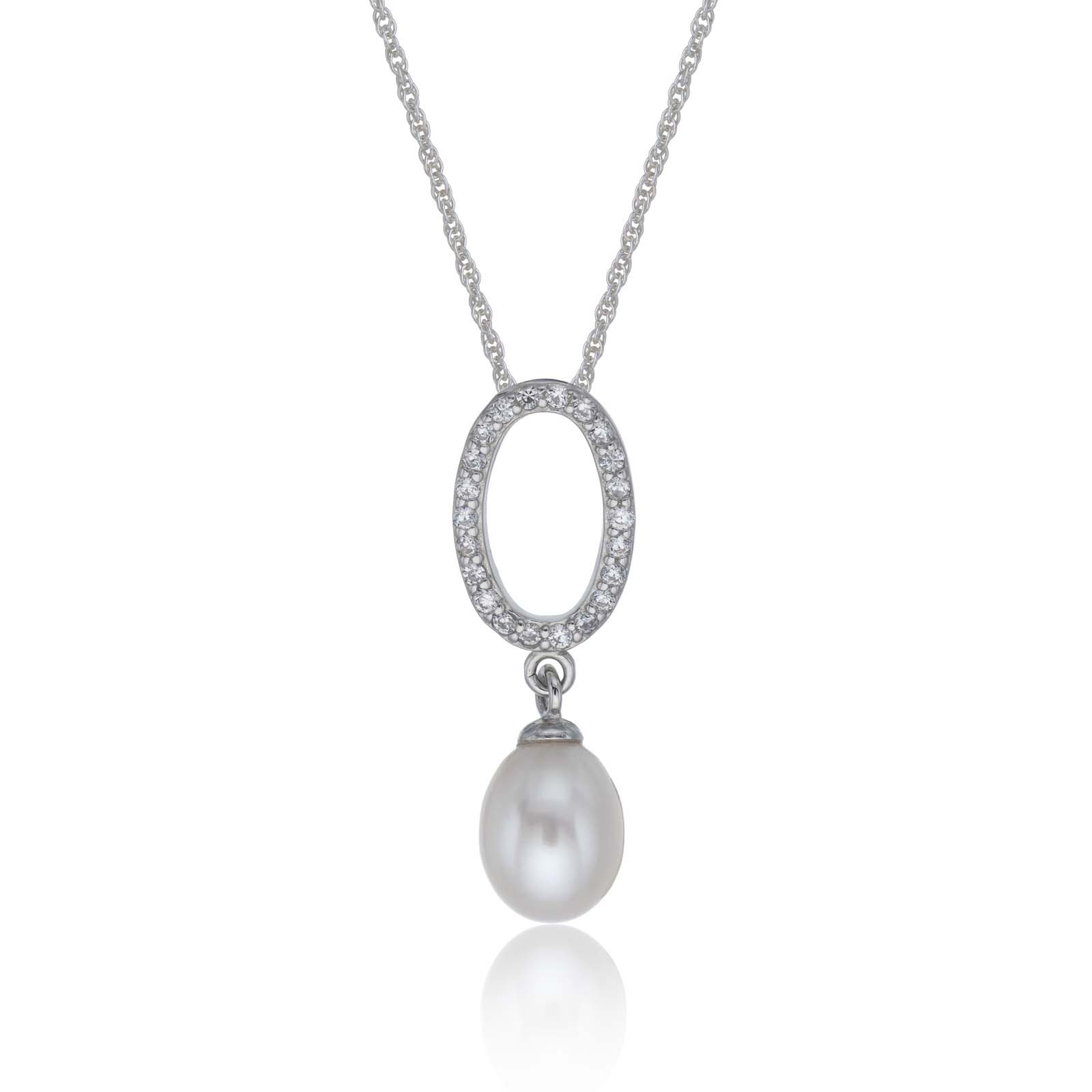 Pearl Droplet Necklace – Lila Nova Jewelry