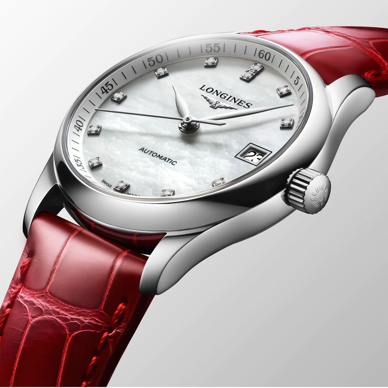 Longines Master Collection Ladies Watch L23574872 Mother of Pearl Dial