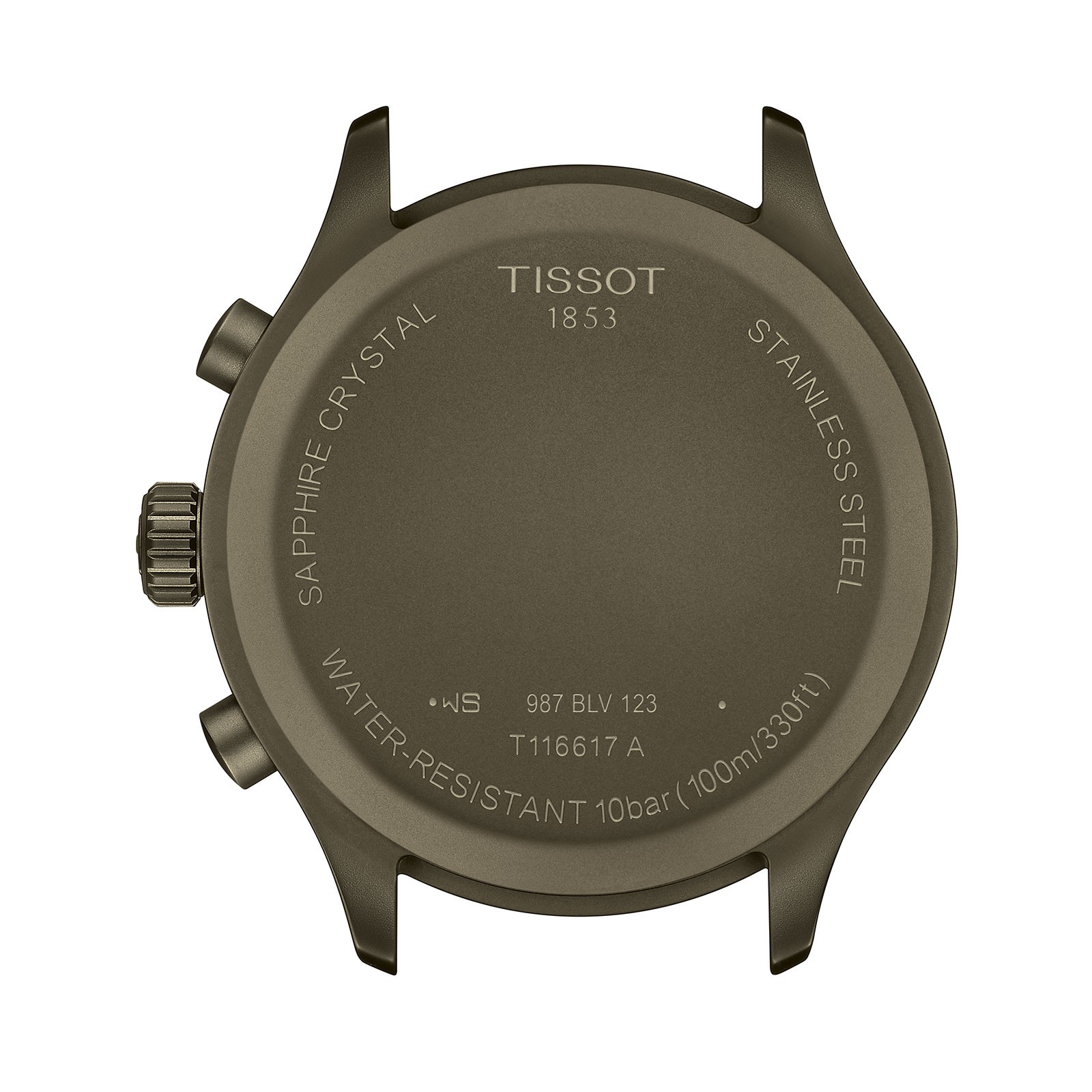 Tissot Chrono XL Quartz Black Dial Brown Leather Strap Watch For Men - T116.617.36.052.03 main image 0