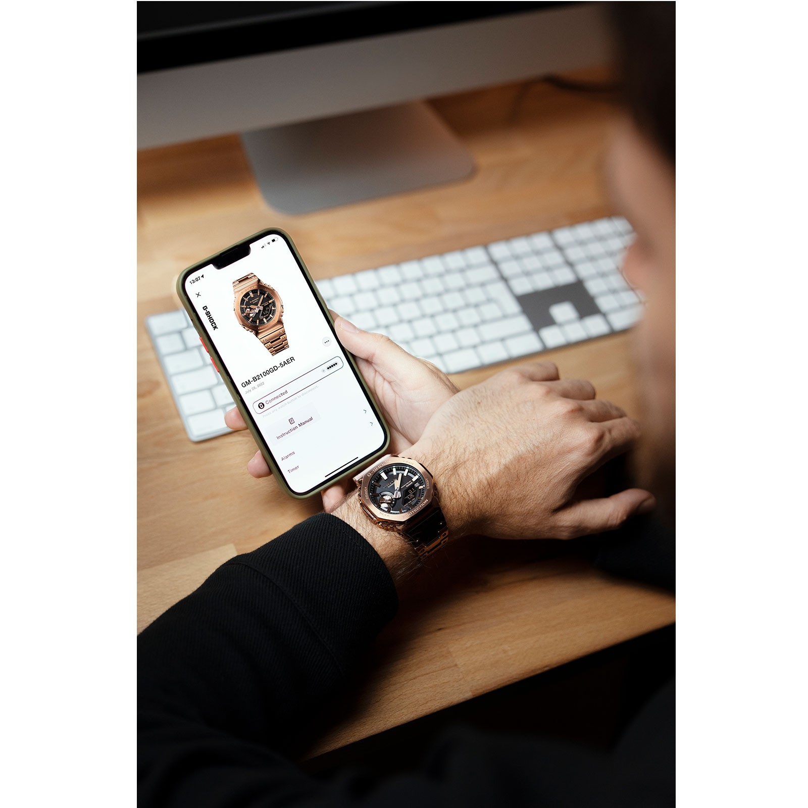 カシオ　G-SHOCK GM-B2100GD-5AER ピンクゴールド Watch Casio G-Shock GM-B2100GD-5AER buy in Ukraine (Kyiv, Odessa