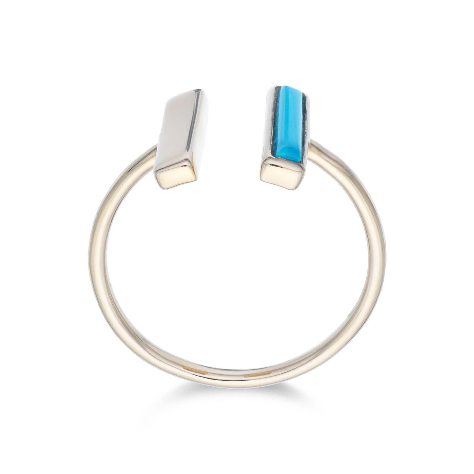 hum/ハム T bar ring Hum Diamond ID Bar Ring