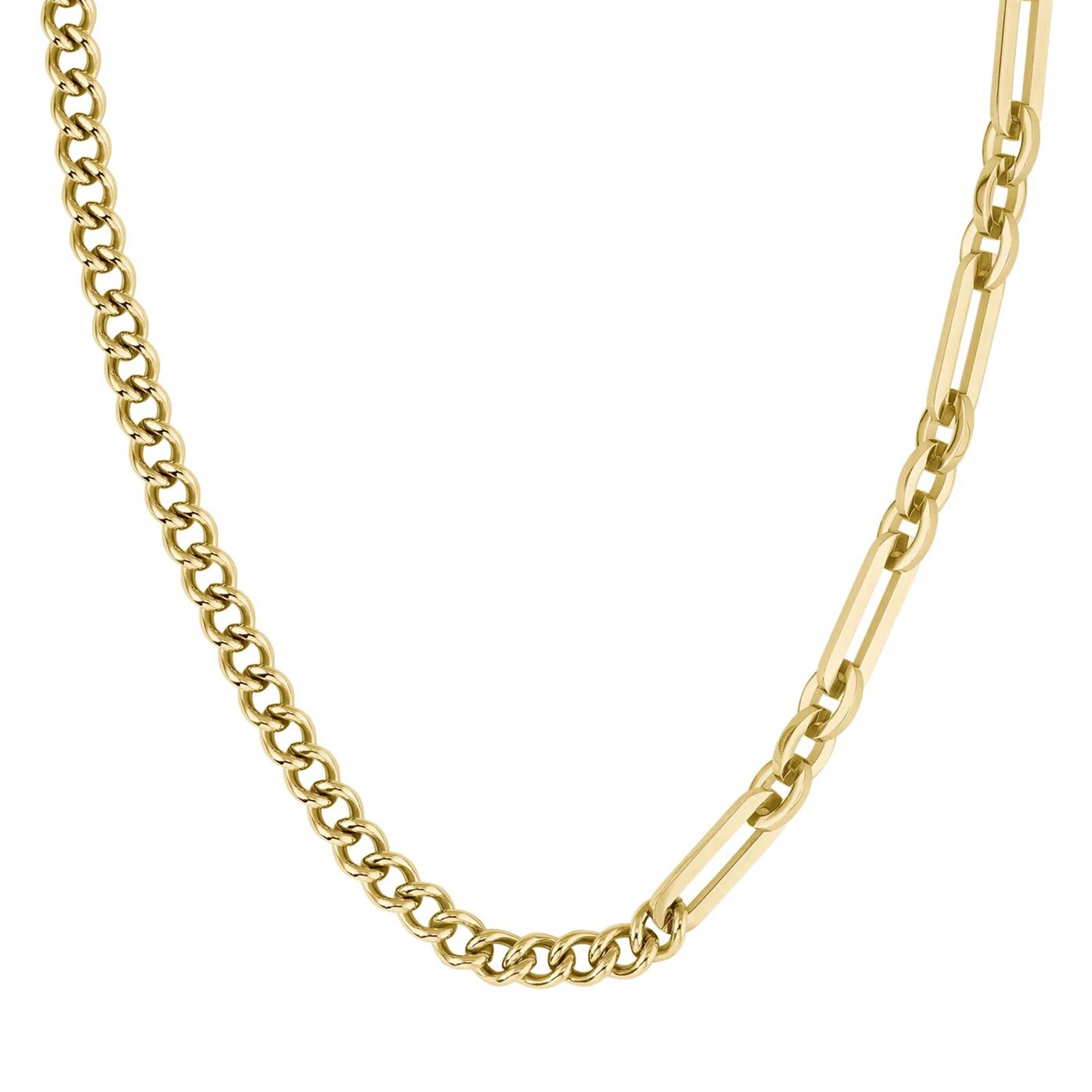 BOSS Mattini Light Yellow Gold Mens Necklace 1580452