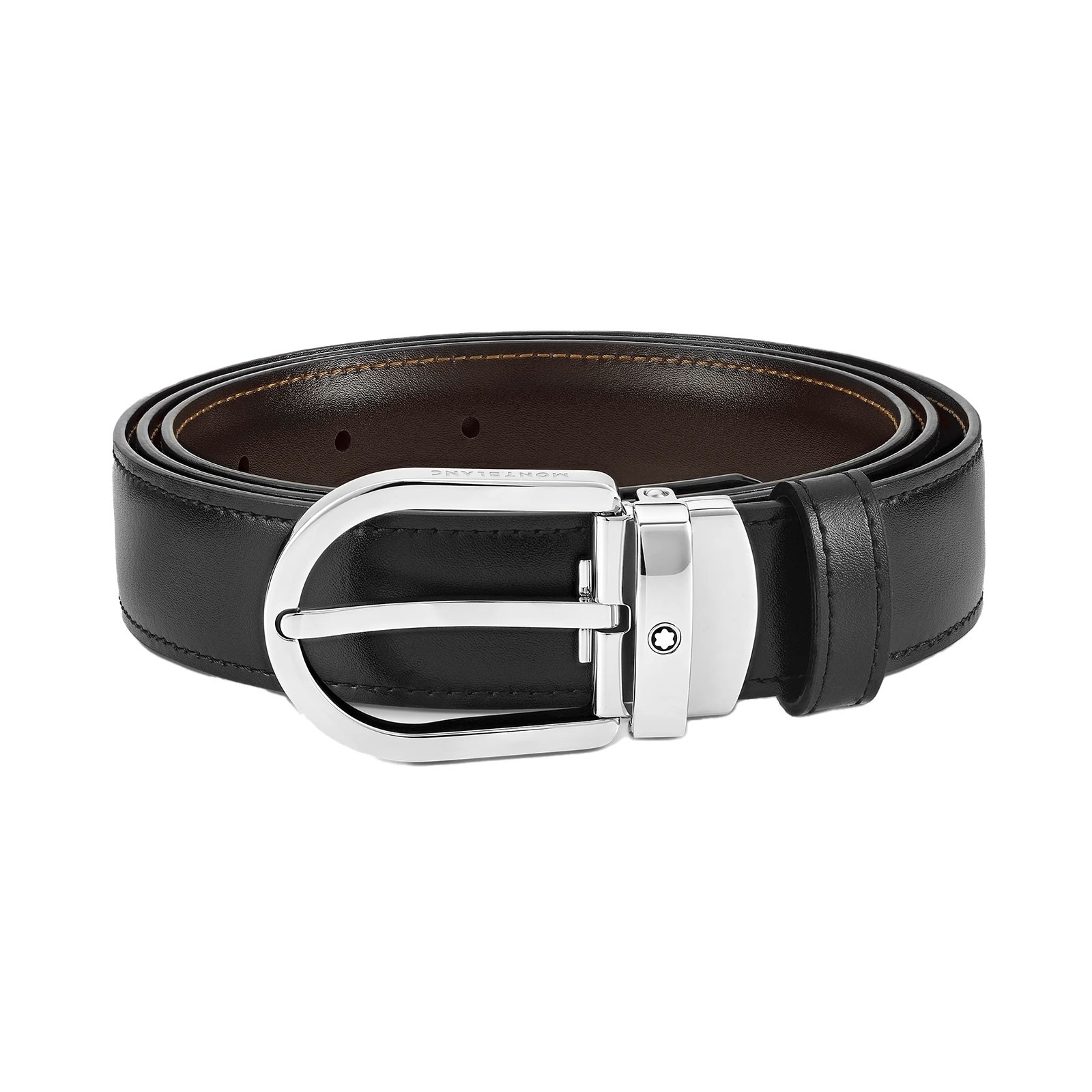 Montblanc Horseshoe Belt 30mm 128135 Black