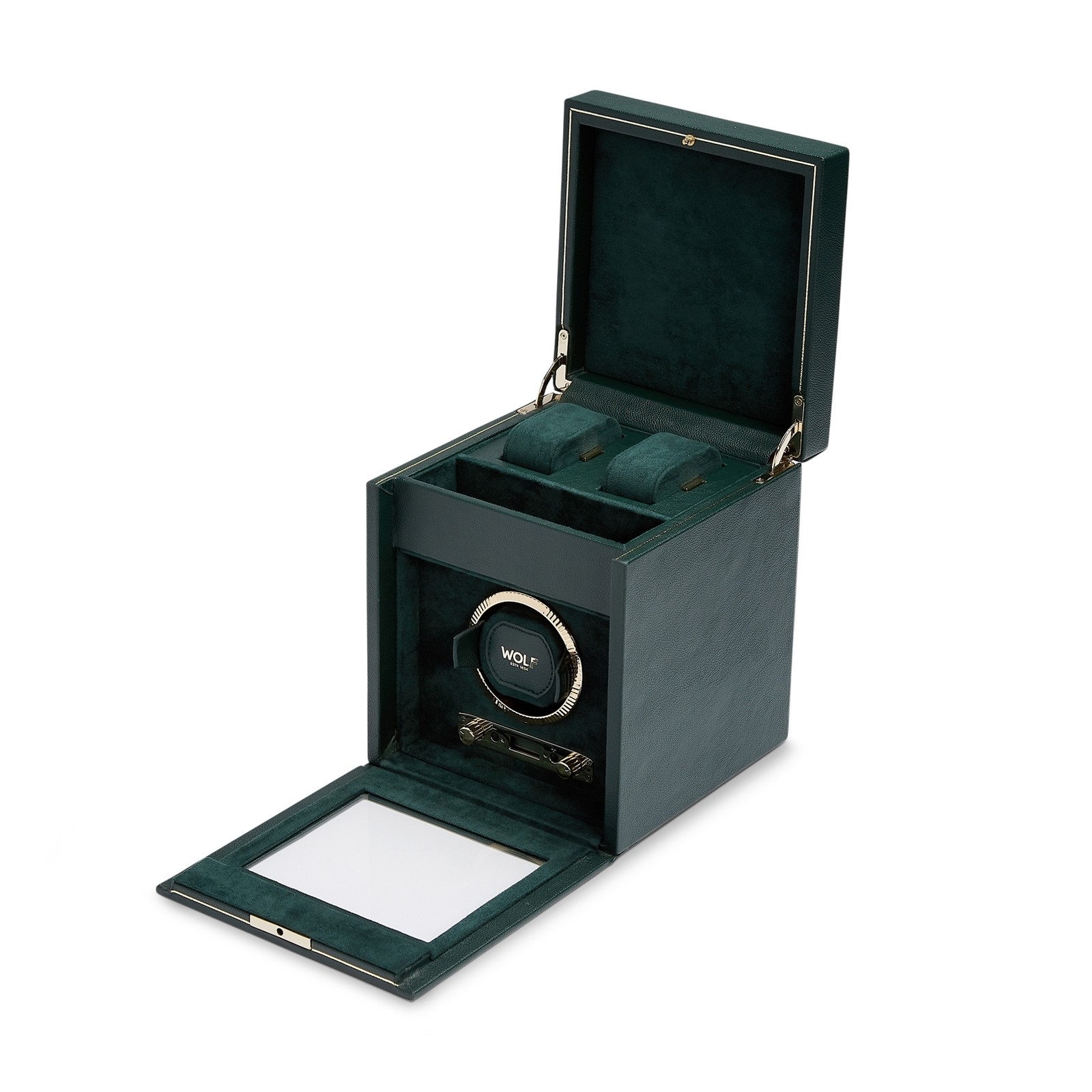 Wolf British Racing Green Single Watch Winder 792141