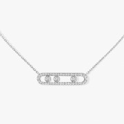 Messika Move Pavé White Gold 0.65ct Diamond Necklace 03994-WG