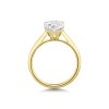 18ct Yellow Gold Lab Grown 2.50ct Pear Cut Diamond Solitaire Ring