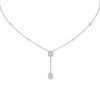 Messika My Twin Tie 0 White Gold 0.35ct Diamond Necklace 06693-WG