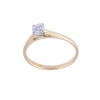 18ct Yellow Gold 0.33ct Diamond Solitaire Ring